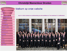Tablet Screenshot of cmkdronten.nl
